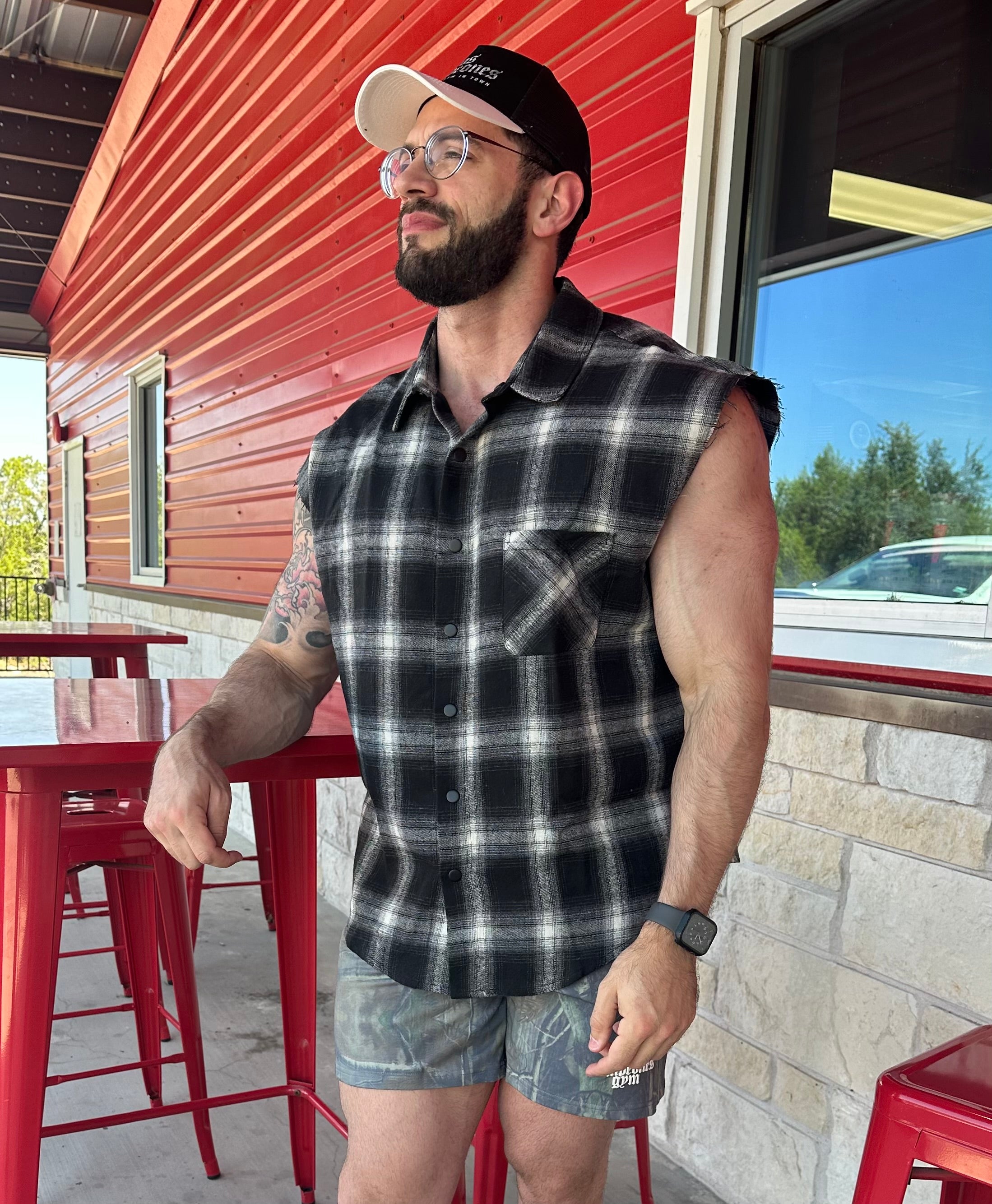 Sleeveless Flannel