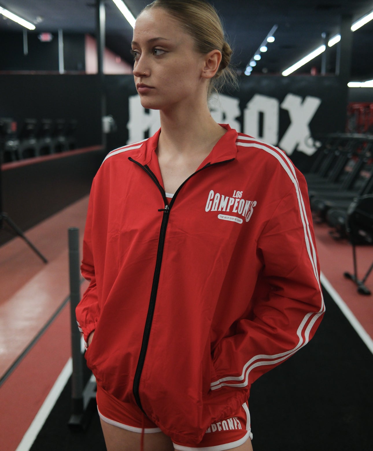 Champion Track Jacket – Los Campeones Gym Austin